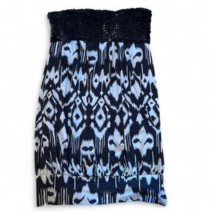 Rampage Black and Blue Mini Dress